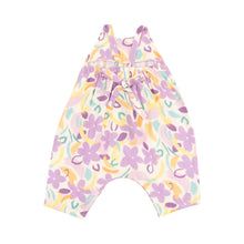 Painty Daisy Organic Cotton Muslin Tie Back Romper