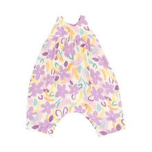 Painty Daisy Organic Cotton Muslin Tie Back Romper