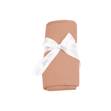 Solid Camel Organic Cotton Muslin Swaddle Blanket