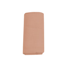 Solid Camel Organic Cotton Muslin Swaddle Blanket