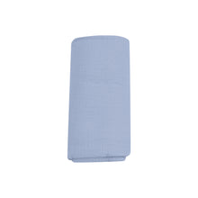 Solid Dusty Blue Organic Cotton Muslin Swaddle Blanket