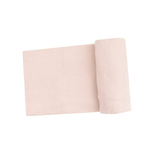 Solid Rose Smoke Organic Cotton Muslin Swaddle Blanket