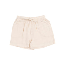 Solid White Swan Organic Cotton Muslin Short