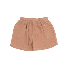 Solid Camel Organic Cotton Muslin Short