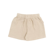 Solid Oxford Tan Organic Cotton Muslin Short