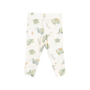 Sea Turtles Rib Lounge Wear Pajama Set