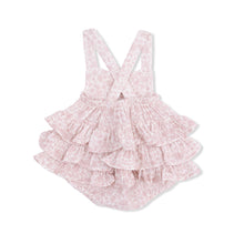 Harper Floral Organic Cotton Ruffle Sunsuit
