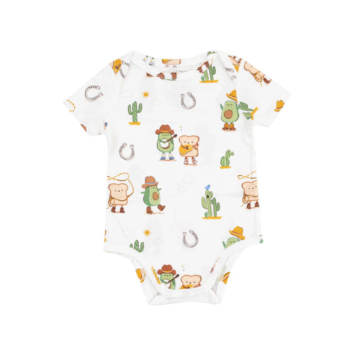 Avocado Toast Western Bodysuit Onesie