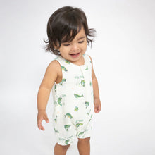 0-3mos - Bass Organic Cotton Muslin Shortie Romper