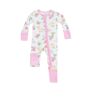 Cute Hummingbirds 2 Way Zipper Romper Coverall