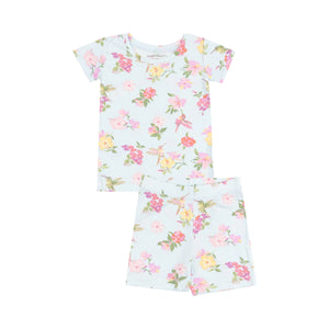 Cute Hummingbirds Short Sleeve Lounge Wear Pajama Set