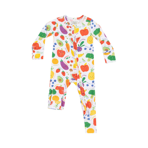 Eat the Rainbow 2 Way Zipper Romper Coverall