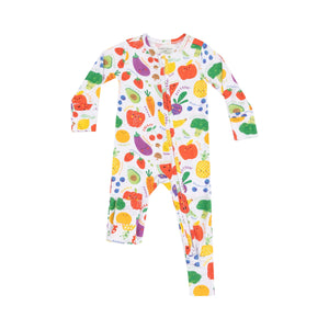 Eat the Rainbow 2 Way Zipper Romper Coverall