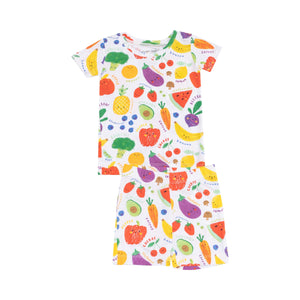 Eat the Rainbow Short Sleeve Lounge Wear Pajama Set