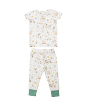 5yrs - Farm Babies Bamboo Short Sleeve Lounge Wear Pajama Set