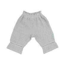 4yrs Jadeite Simple Floral Organic Cotton Muslin Peplum Tank and Smocked Waist Pants (2 pc set)