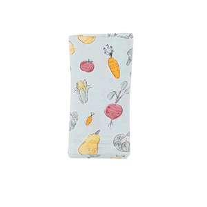 Watercolor Baby Veggies Bamboo Swaddle Blanket