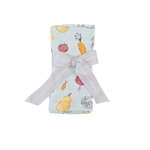 Watercolor Baby Veggies Bamboo Swaddle Blanket