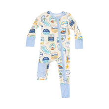Beach Patches 2 Way Zipper Romper Coverall