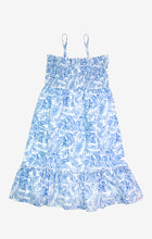 2yrs - Madison Dress in Blue Palms