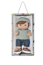 Levi in Sage - 100% GOTS Certified Organic Cotton Doll