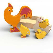 Chicken Family Puzzle and Playset