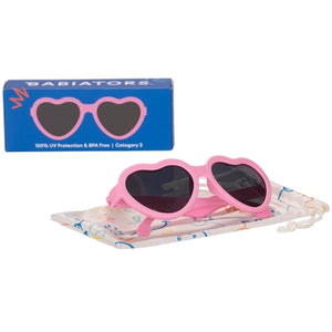 Bubble Gum Pink Hearts Baby & Kids Sunglasses