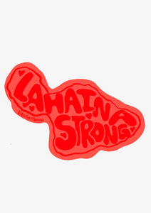 Bright Lahaina Strong Sticker