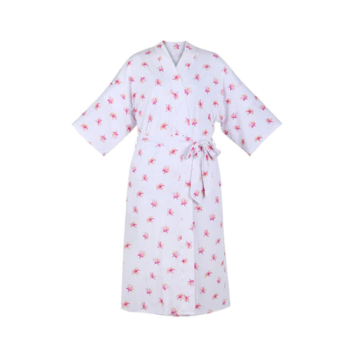 Plumeria Bamboo Mama Robe