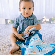 Reef Rascals Soft Bamboo Baby Security Blanket