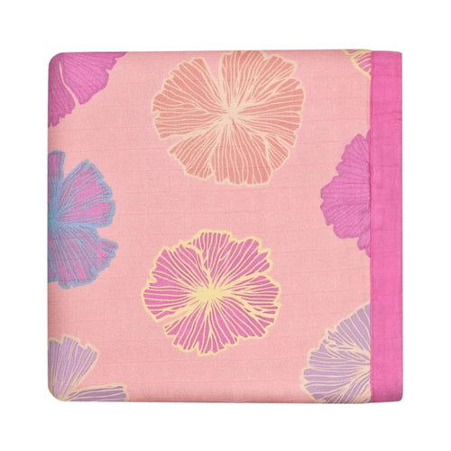 Seaflower Hawaiian Bamboo and Cotton blend Quilt