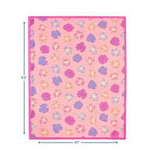 Seaflower Hawaiian Bamboo and Cotton blend Throw Blanket