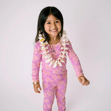 Sunrise Blooms Long Sleeve Kids Two-Piece Pajama Set