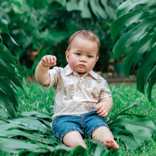 Toasted Monstera Bamboo Polo Shirt