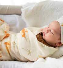 Beach Bound Bamboo Muslin Cotton Blend Hawaiian Swaddle Blanket