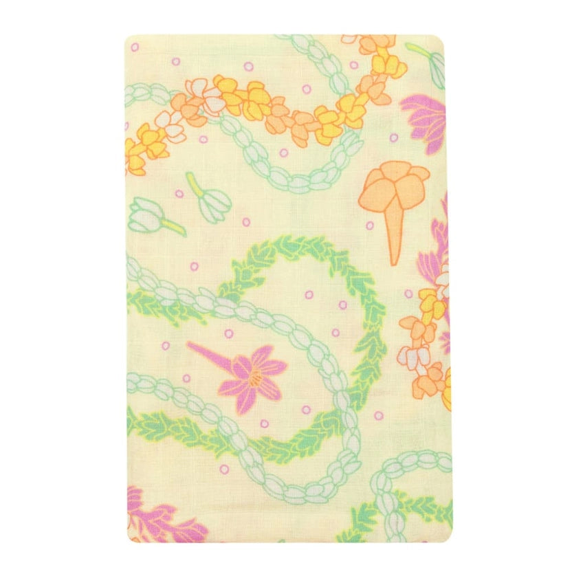 Lei Day in Sand Hawaiian Aloha Theme Bamboo Cotton blend Blanket