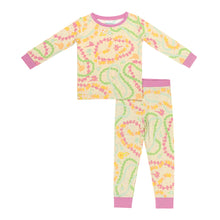 Lei Day in Sand Long Sleeve Kids Two-Piece Pajama Set