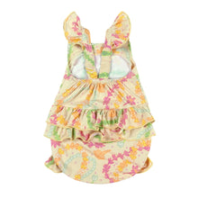 Lei Day in Sand Ruffle Romper