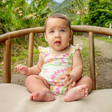 Lei Day in Sand Ruffle Romper