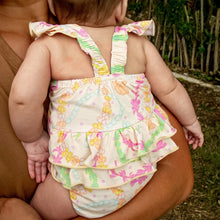Lei Day in Sand Ruffle Romper