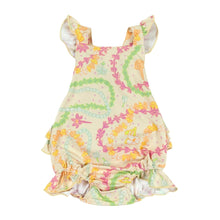 Lei Day in Sand Ruffle Romper