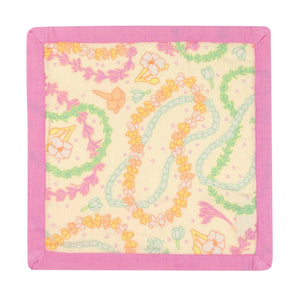 Lei Day in Sand Soft Bamboo Baby Security Blanket