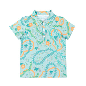 Lei Stand Bamboo Polo Shirt