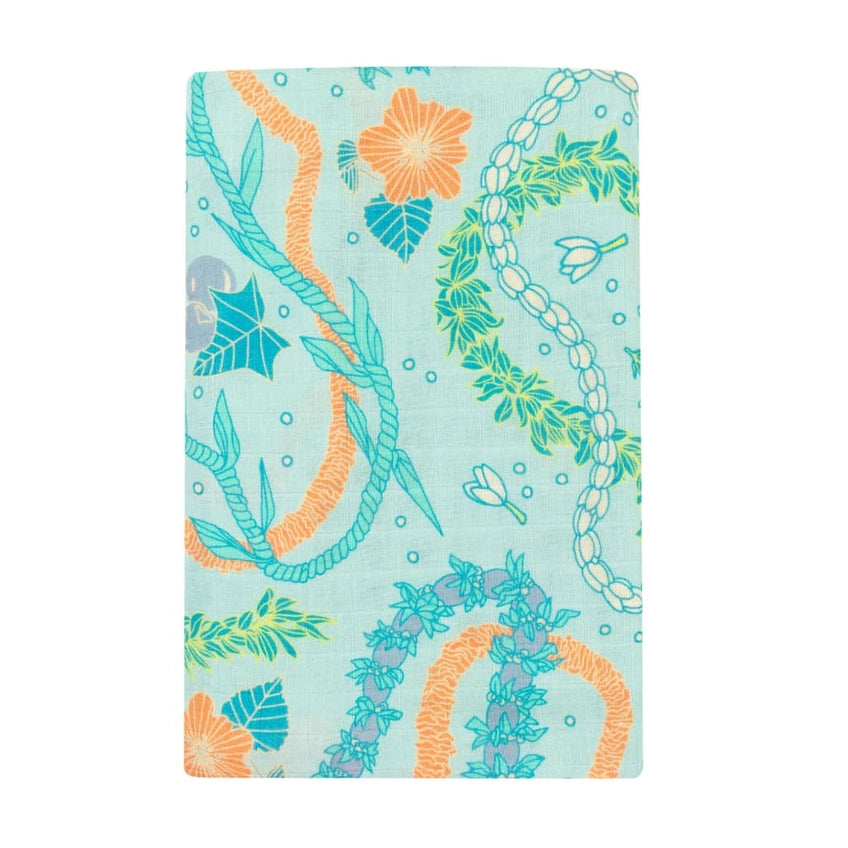 Lei Stand Hawaiian Aloha Theme Bamboo Cotton blend Blanket