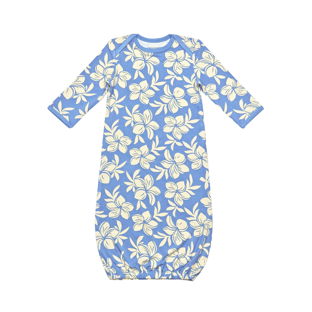 Plumeria Dreams Bamboo Layette Gown