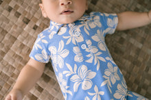 Plumeria Dreams Baby Polo Romper