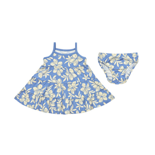 Plumeria Dreams Ruffle Tier Dress