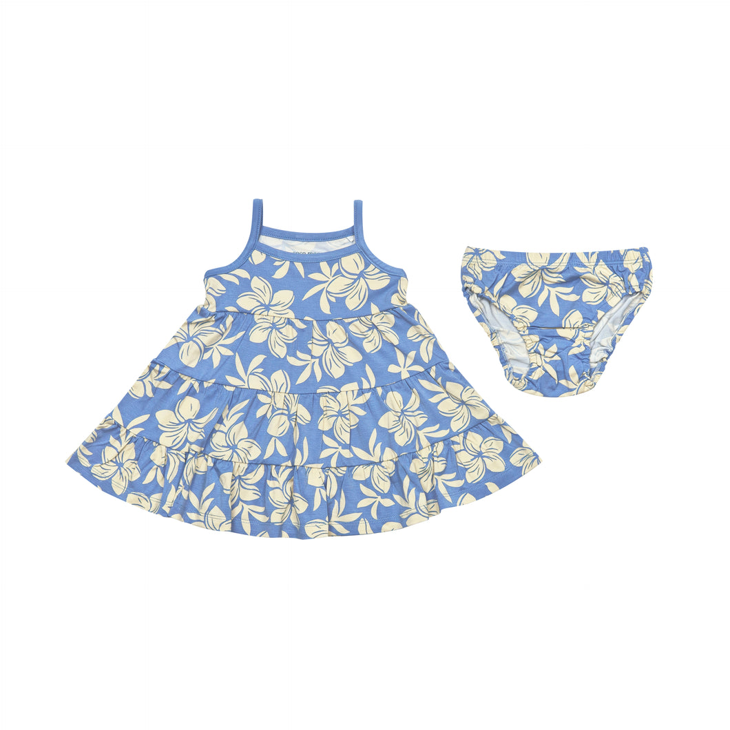 Plumeria Dreams Ruffle Tier Dress