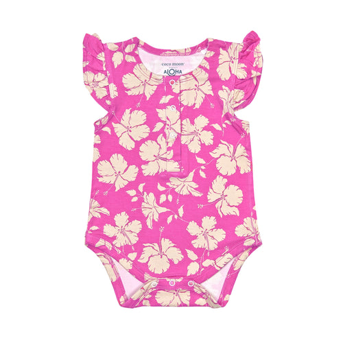 Salina Flutter Sleeve Bamboo Onesie