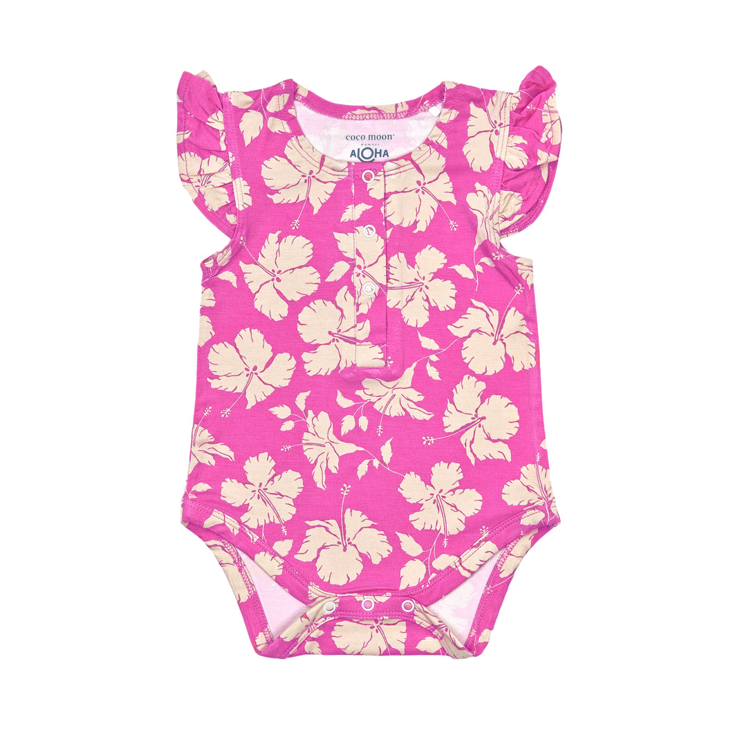 Salina Flutter Sleeve Bamboo Onesie